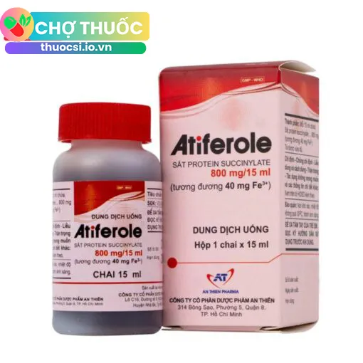 Atiferole 800mg/15ml (hộp 1 lọ 15ml)