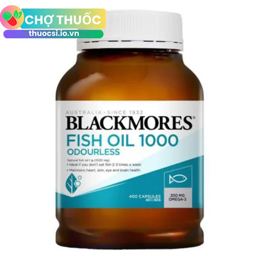 Blackmores Fish Oil 1000 Oudourless