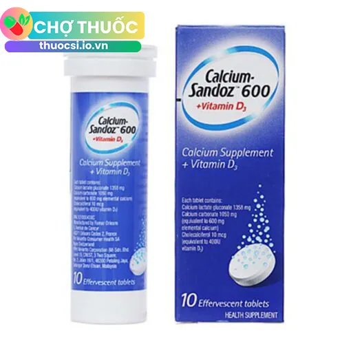 Calcium Sandoz 600 + Vitamin D3