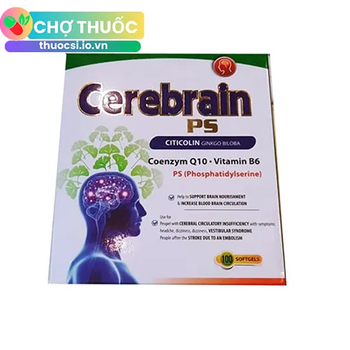 Cerebrain PS Omega-3 (Hộp 100 viên)