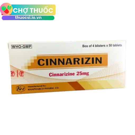 Cinnarizin 25mg Khapharco