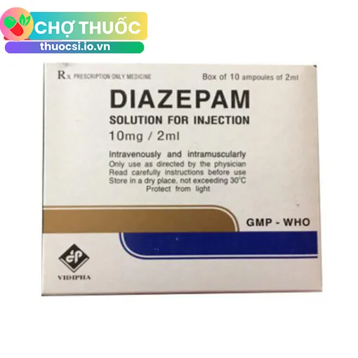 Diazepam 10mg/2ml Vidipha