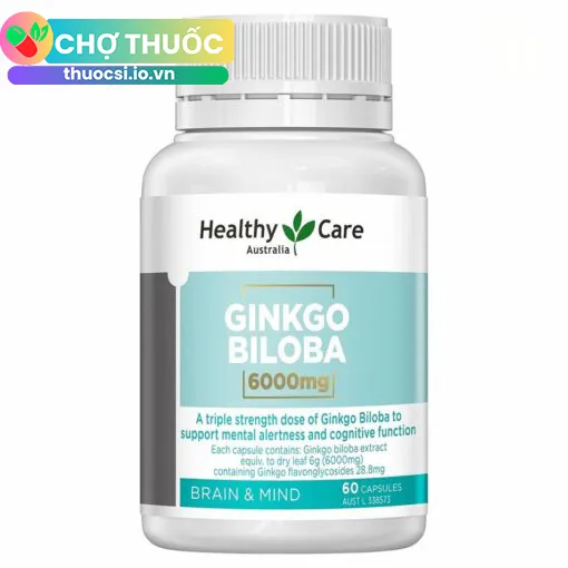 Ginkgo biloba 6000 Healthy Care