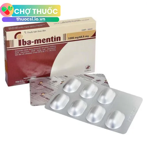 Iba-mentin 1000mg/62.5mg