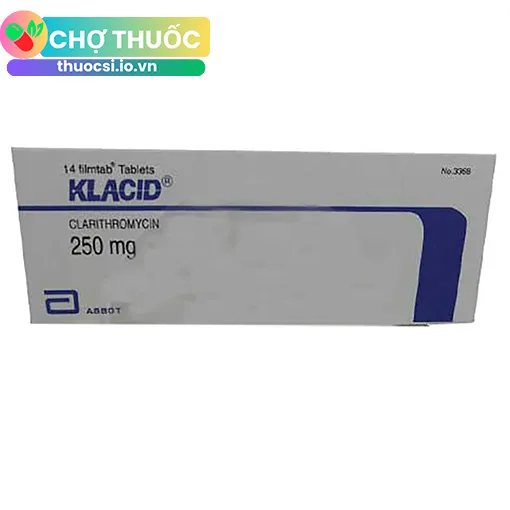 Klacid 250mg (hộp 14 viên)