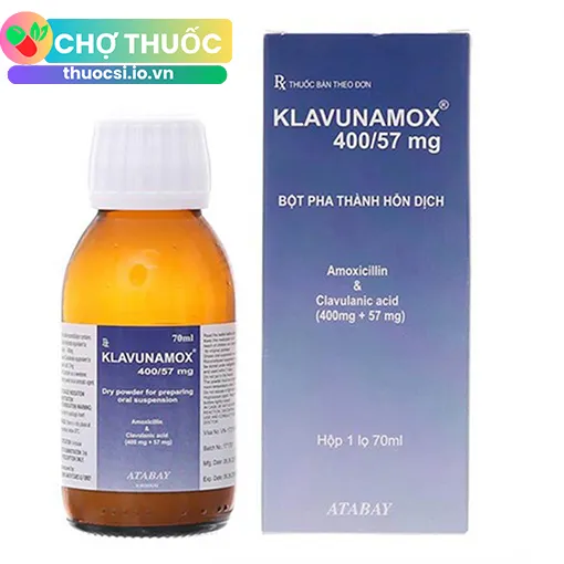Klavunamox 400/57 mg