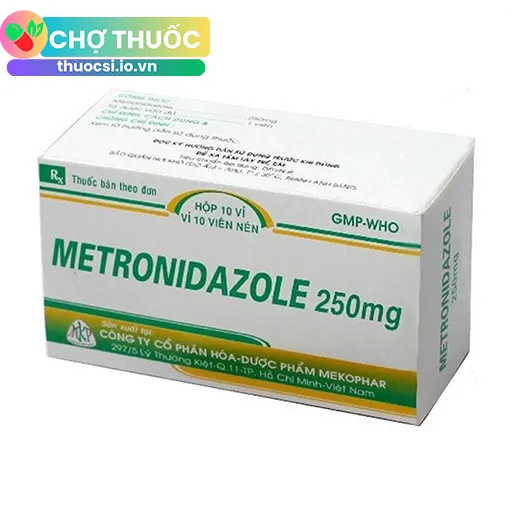 Metronidazole 250mg Mekophar