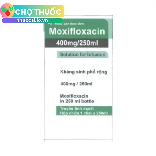 Moxifloxacin 400mg/250ml Solution for Infusion