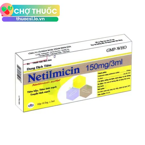 Netilmicin 150mg/3ml Minh Dân