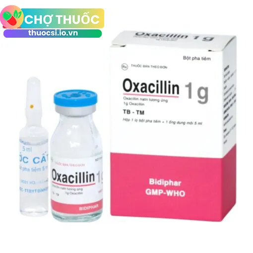 Oxacillin 1g Bidiphar