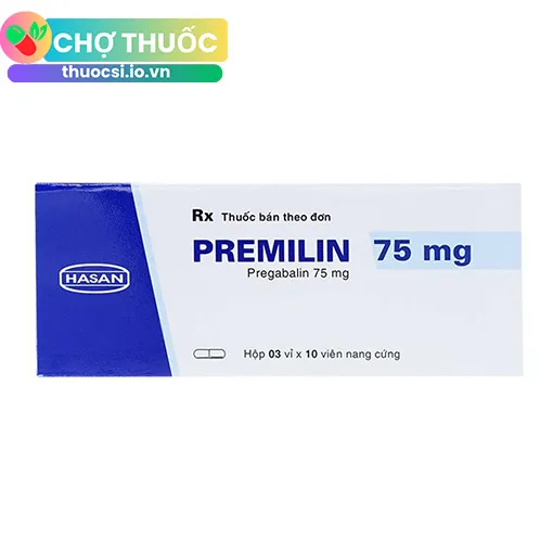 Premilin 75mg (Hộp 30 viên)