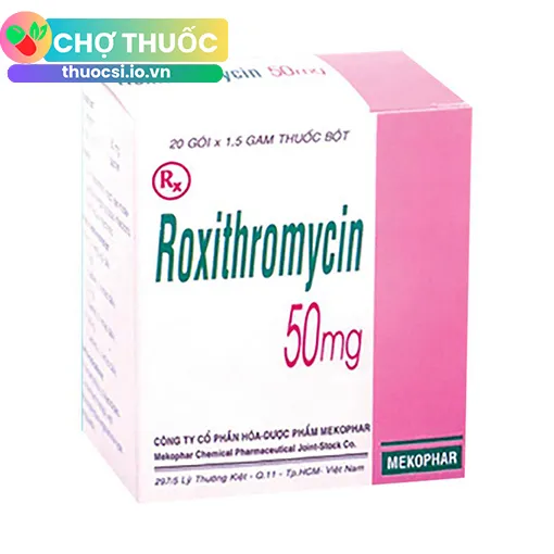 Roxithromycin 50mg Mekophar